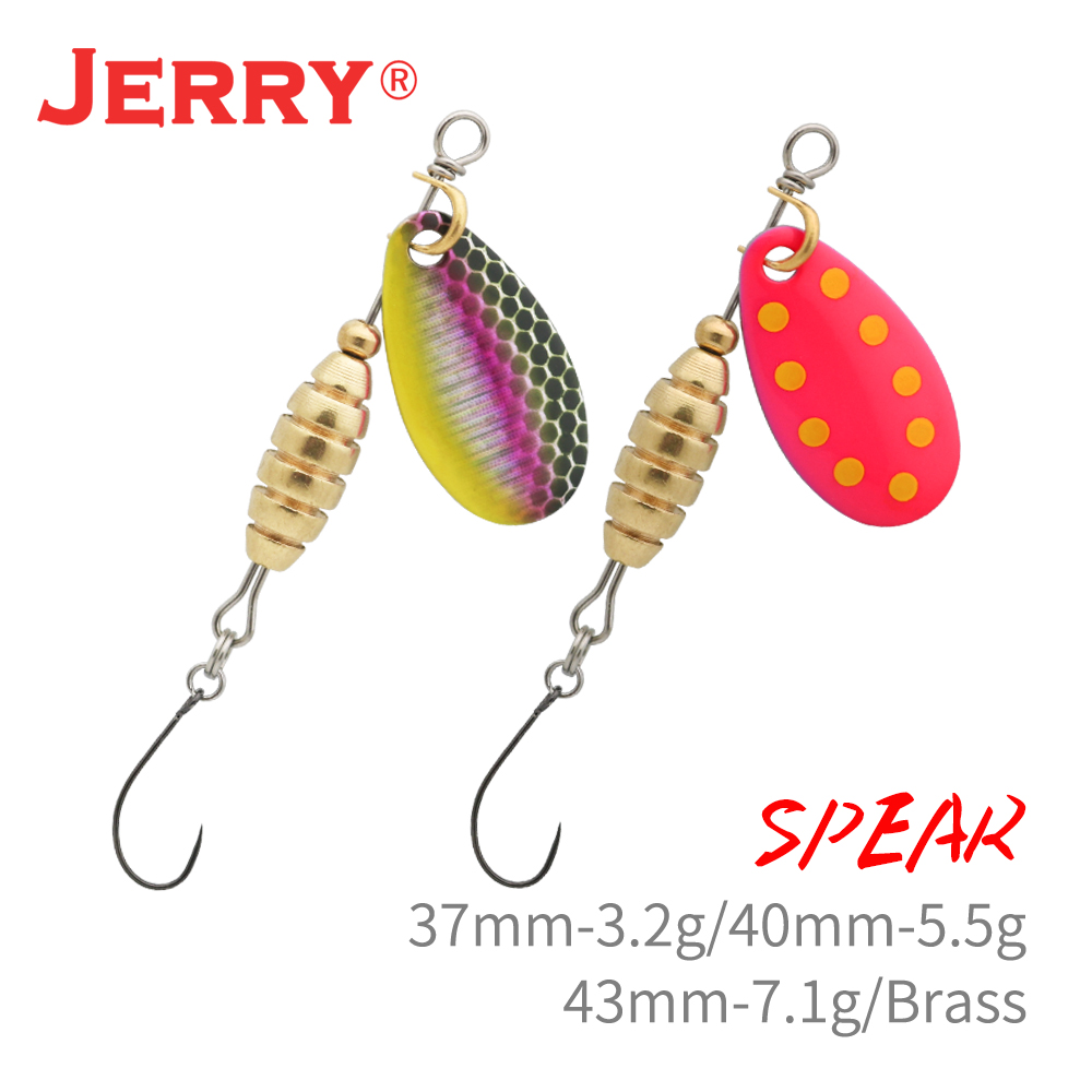 Fishing Lure Spoon - Jerry Spear spinner bait metal ultralight