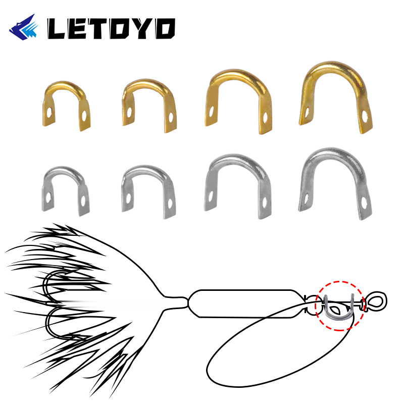 Fishing Lure Spinnerbait - LETOYO 100 sztuk składane przeguby w