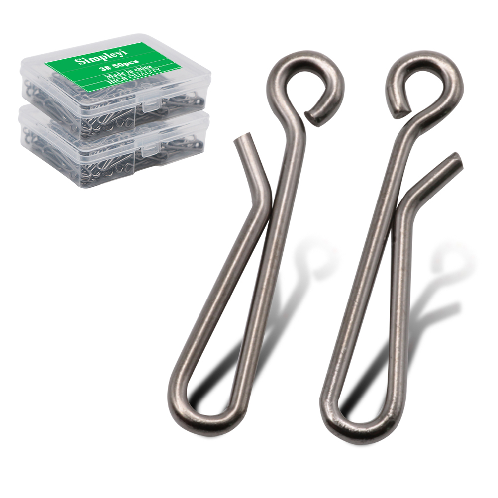 Fishing Lure Box - 50 sztuk/pudło blokada łożyska połączenie obrotowe