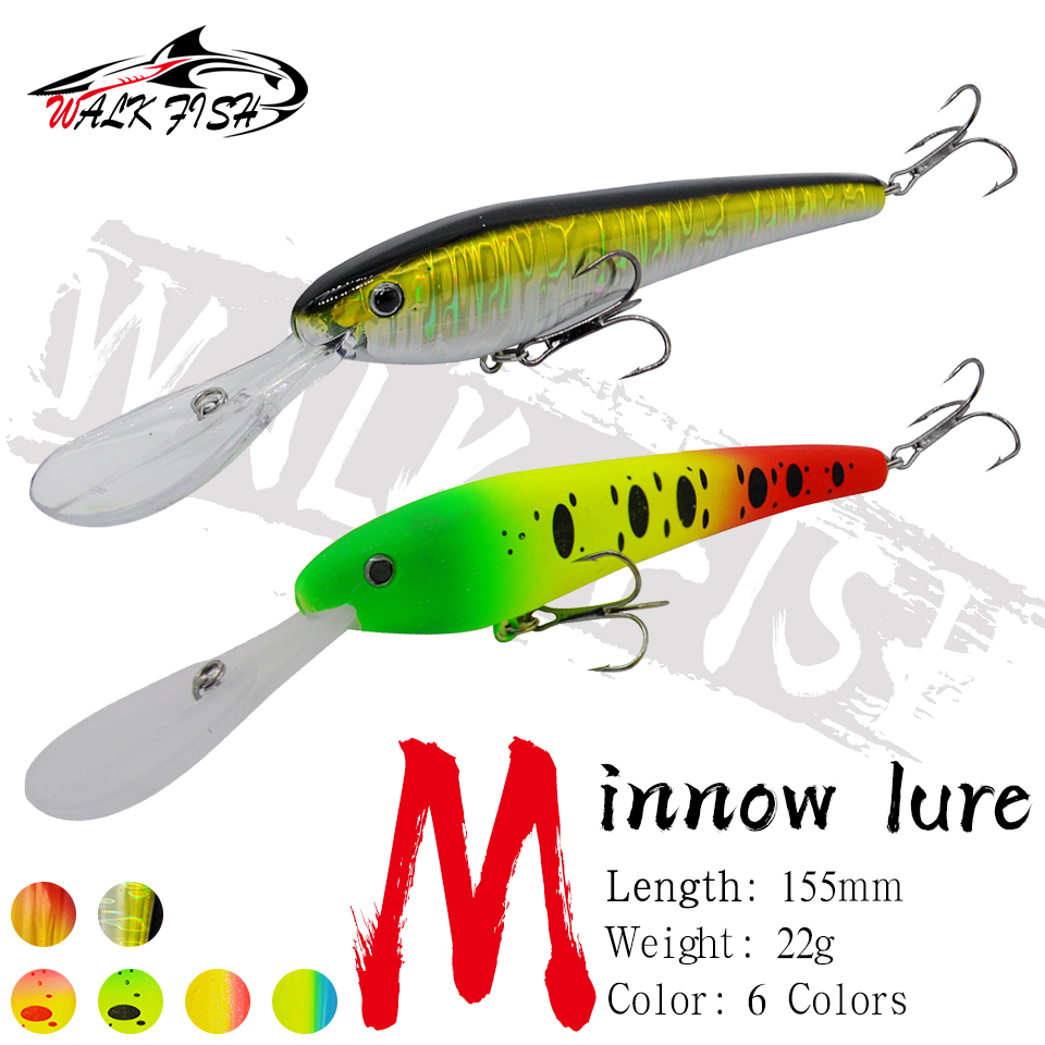 Fishing Lure Crankbait - WALK FISH 1 szt. Minnow Fishing