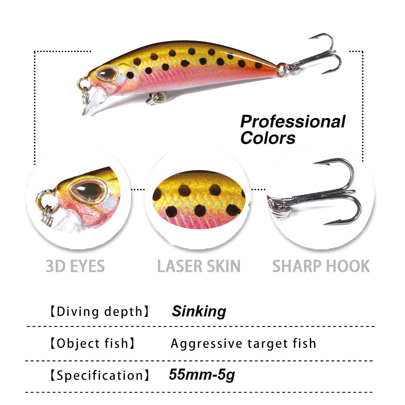 WESTBASS 1PX Micro Minnow Lure – Fishing Lure Spoon recenzja i cena