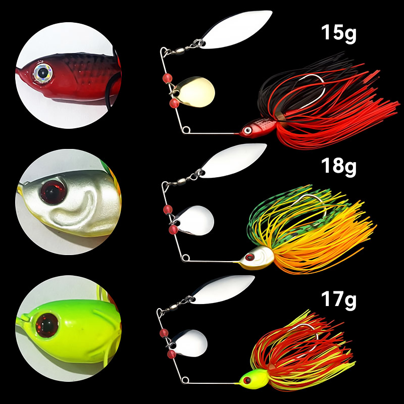 Bazooka 15g 18g Spinnerbait Fi – Fishing Lure Spinnerbait recenzja i cena