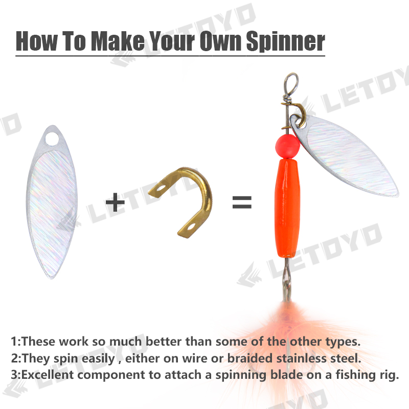 LETOYO 100 sztuk składane prze – Fishing Lure Spinnerbait recenzja i cena
