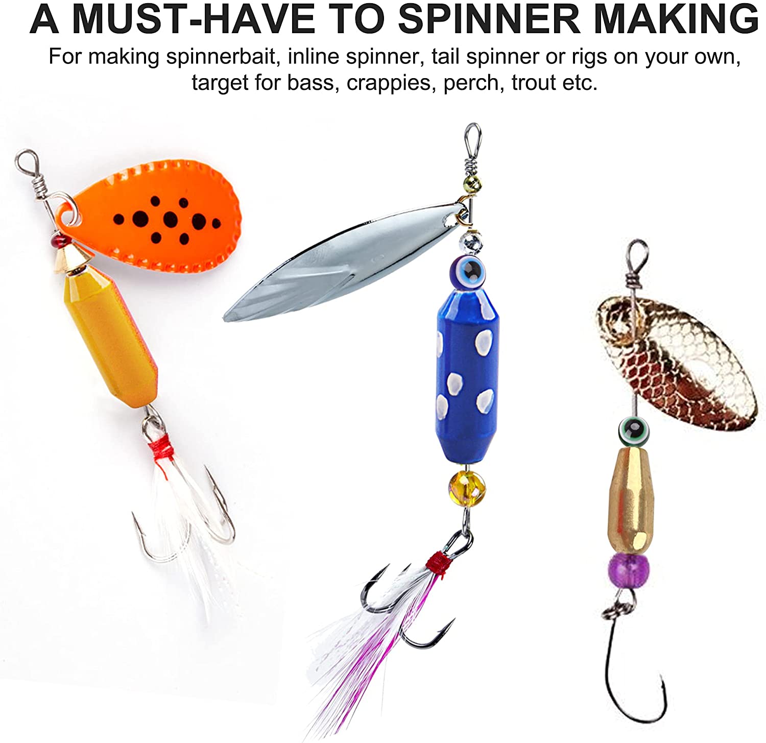 10 sztuk połowów mosiądzu Spin – Fishing Lure Spinnerbait recenzja i cena