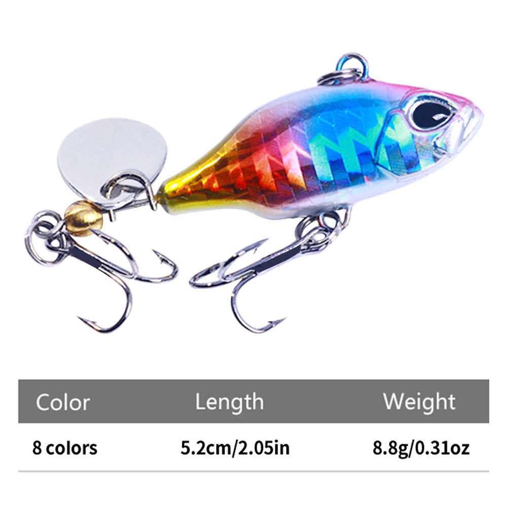 1 sztuk obracanie VIB wibracji – Fishing Lure Spinnerbait recenzja i cena