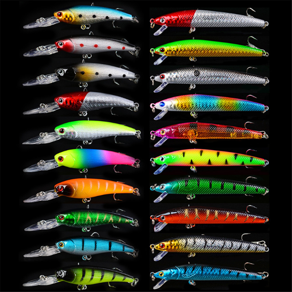 20 sztuk/partia Minnow zestaw  – Fishing Lure Crankbait recenzja i cena