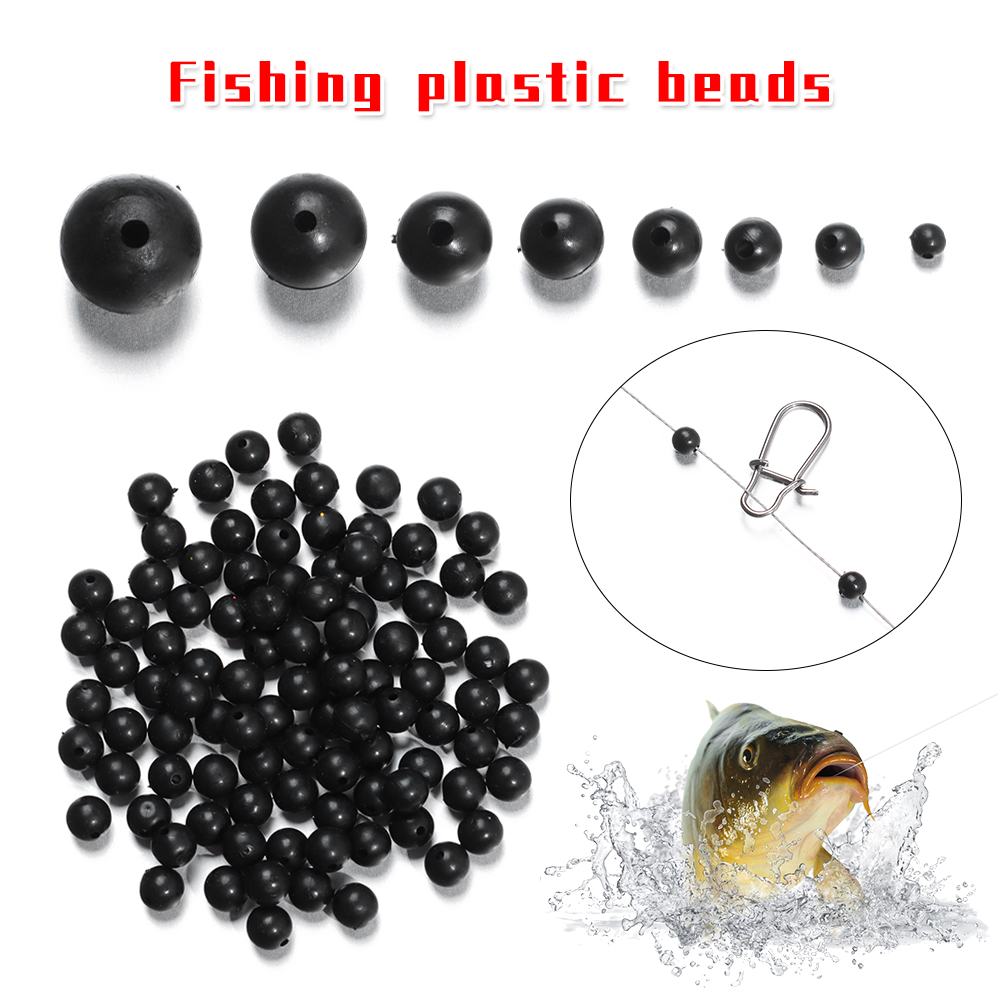 100 sztuk/partia koraliki wędk – Fishing Lure Accessories recenzja i cena