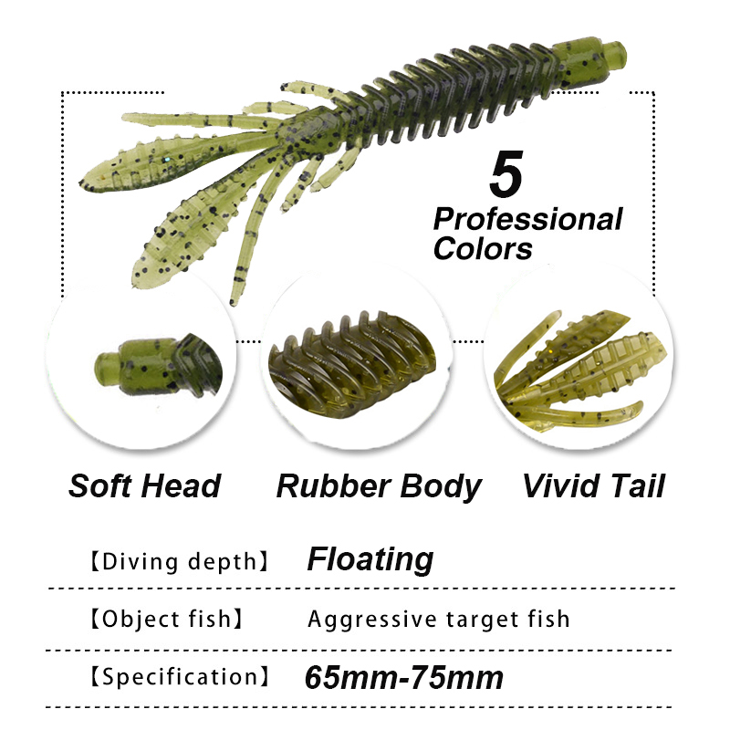 WESTBASS 5 sztuk miękkie przyn – Fishing Lure Spinnerbait recenzja i cena