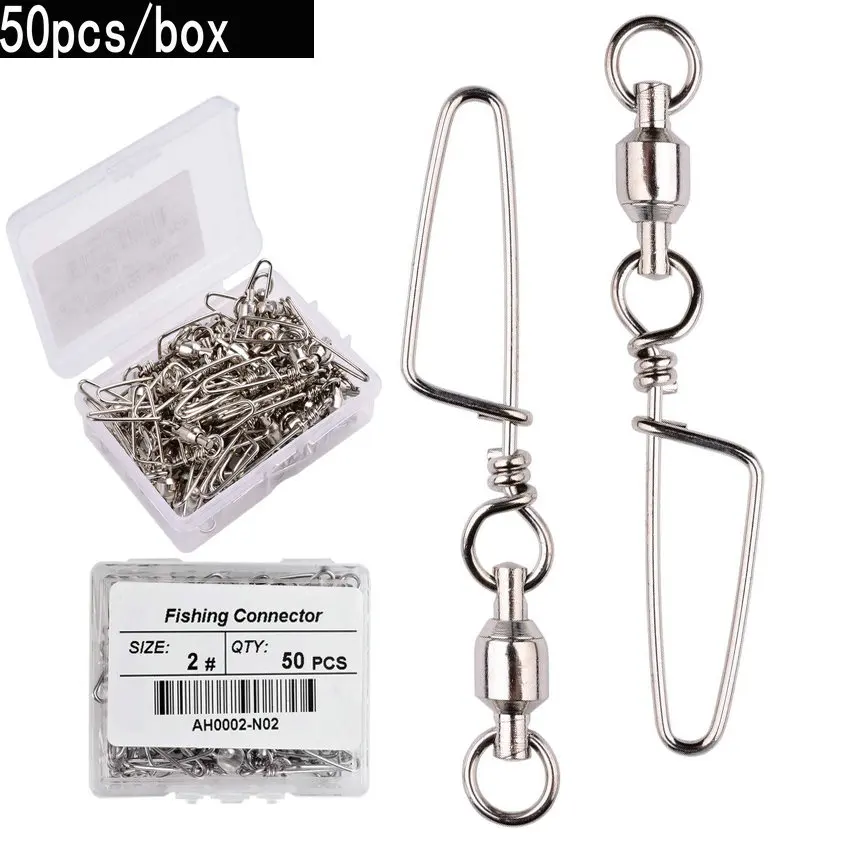 50 szt. Krętlik z łożyskiem ku – Fishing Lure Box recenzja i cena