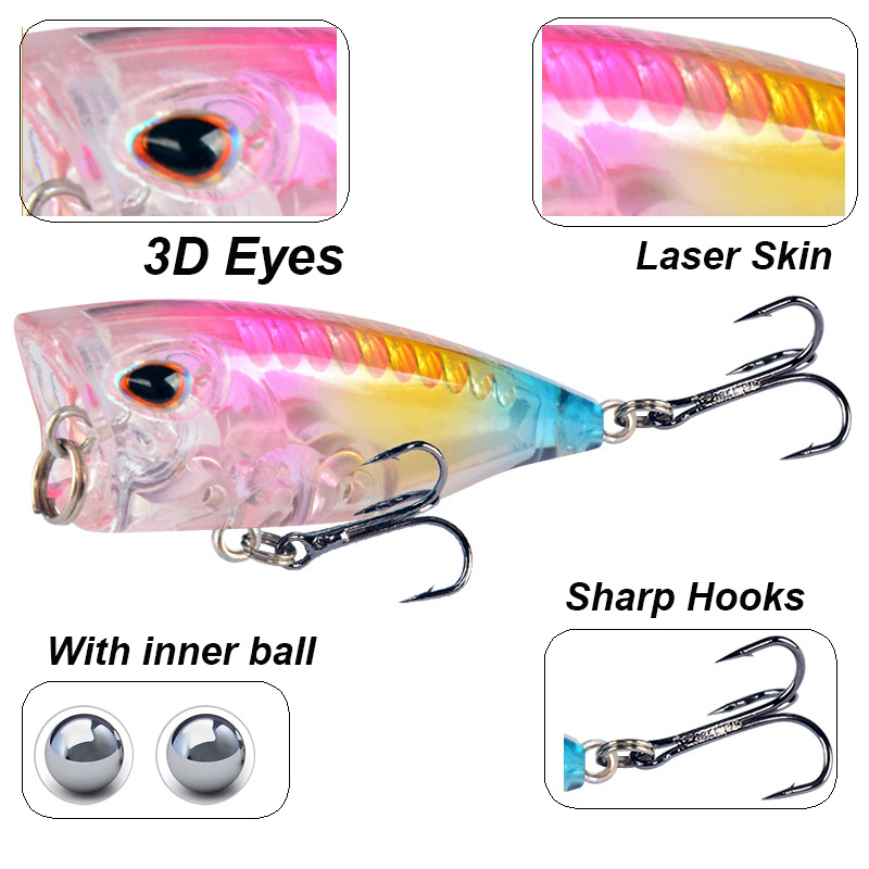 YUCONG 1PC Mini Popper Fishing – Fishing Lure Crankbait recenzja i cena